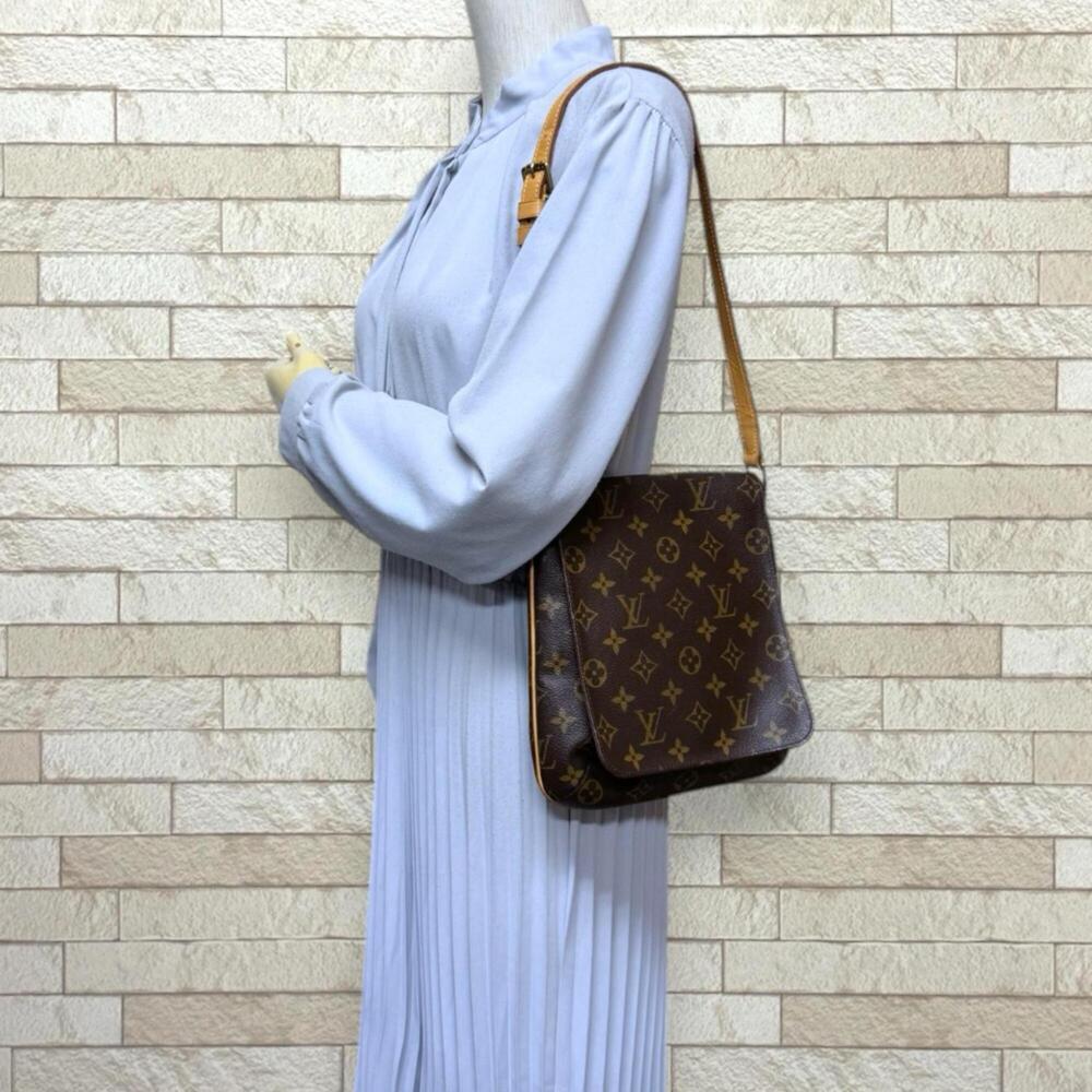 LOUIS VUITTON Brown Monogram Canvas Shoulder Bag - Picture 2 of 10